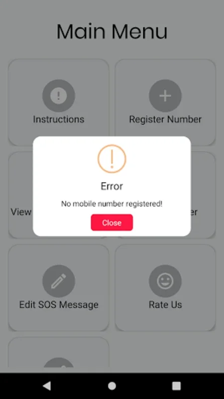 SOS Safety Alert App for Android - Ensuring Safety