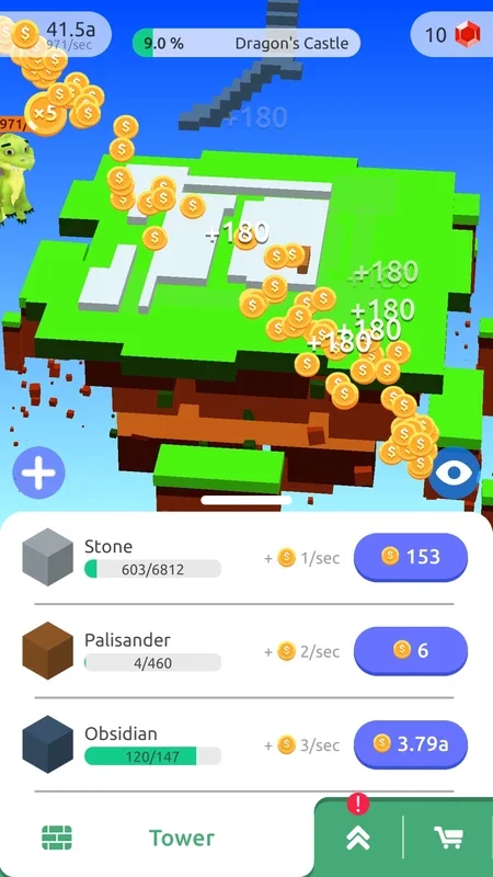 TapTower for Android - Build the Dragon's Tower