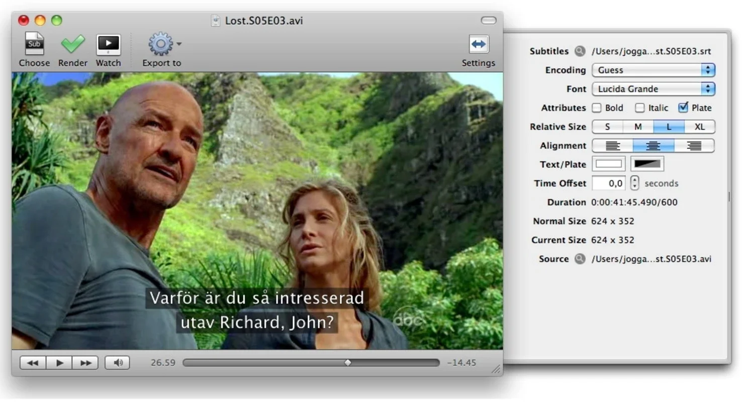 Submerge for Mac - Add Subtitles to Watch on Devices