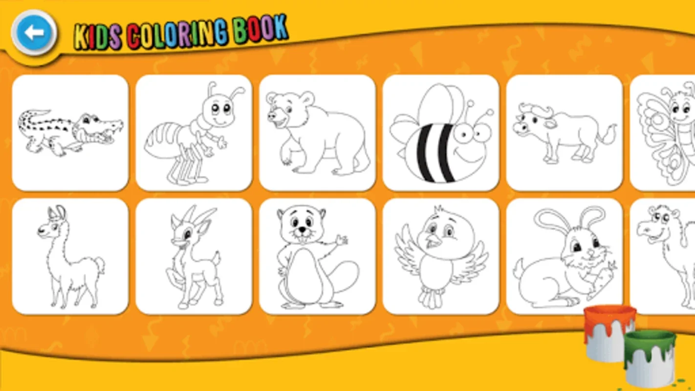 Animal Coloring Book for kids on Android: Fun and Educational for 2 - 6 Year - Olds