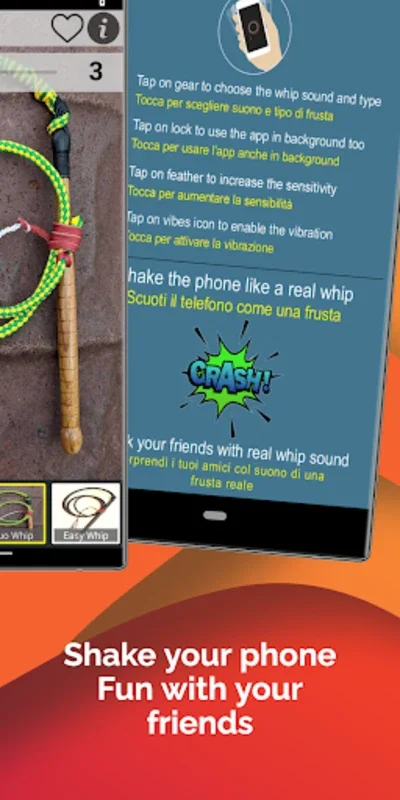 The Whip Sound for Android - Enjoy Realistic Whip - Cracking Sounds