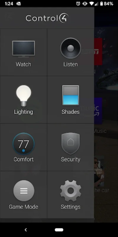 Control4 for Android - Manage Smart Home Devices