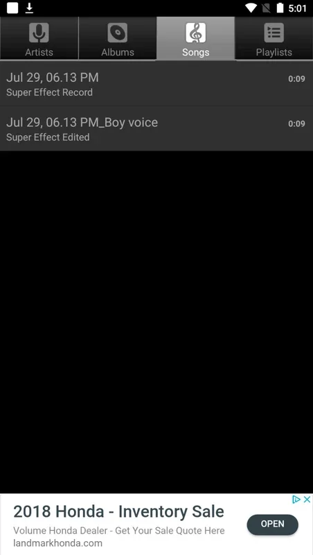 Default Music Player for Android - Seamless Music Playback