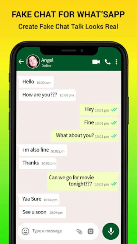 WhatsFake - Create A Fake Chat for Android: Craft Realistic Chats