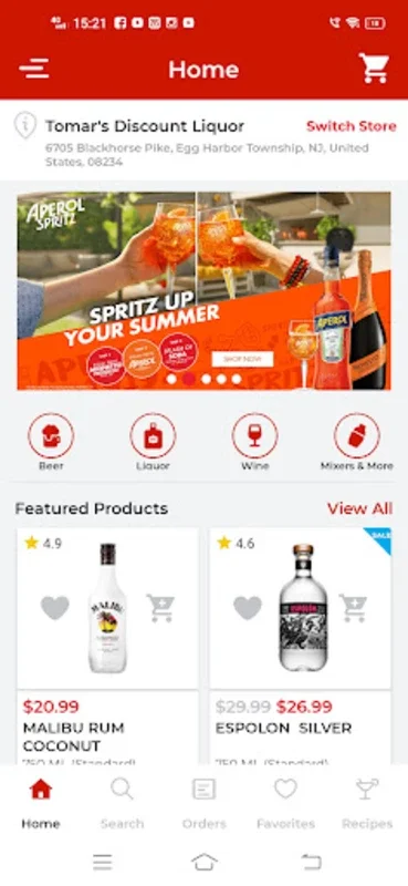 Tomar for Android - Shop Premium Beverages with Personalization