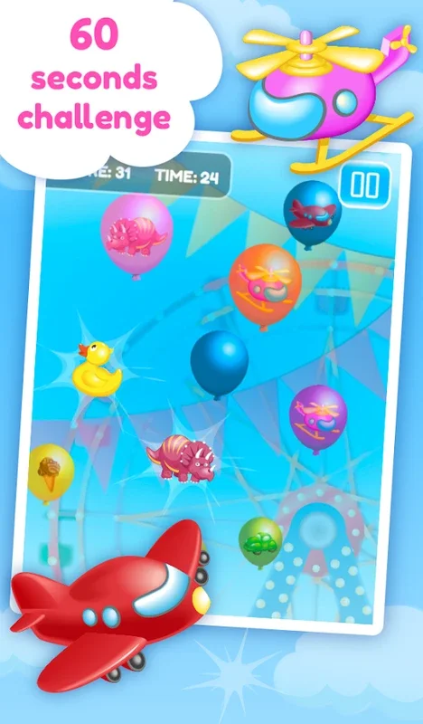 Pop Balloon Kids for Android - Fun Balloon-Popping Game