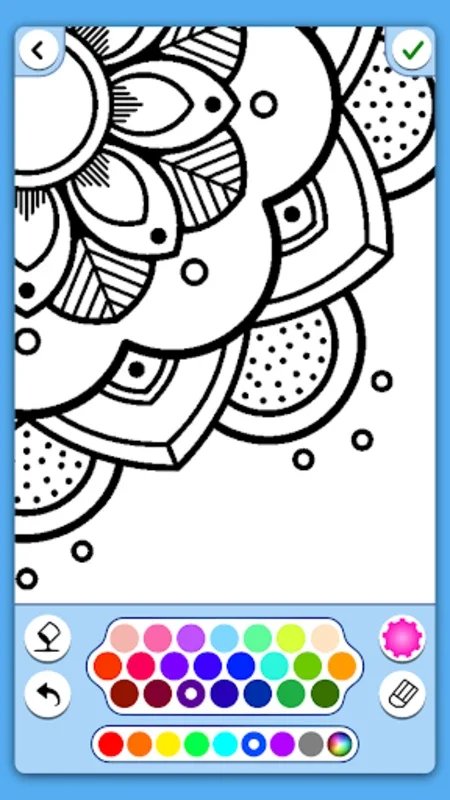 Mandala coloring book adults for Android - Relax and Create