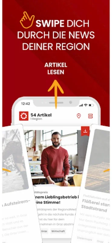 MeinBezirk.at espresso for Android - Local News at Your Fingertips