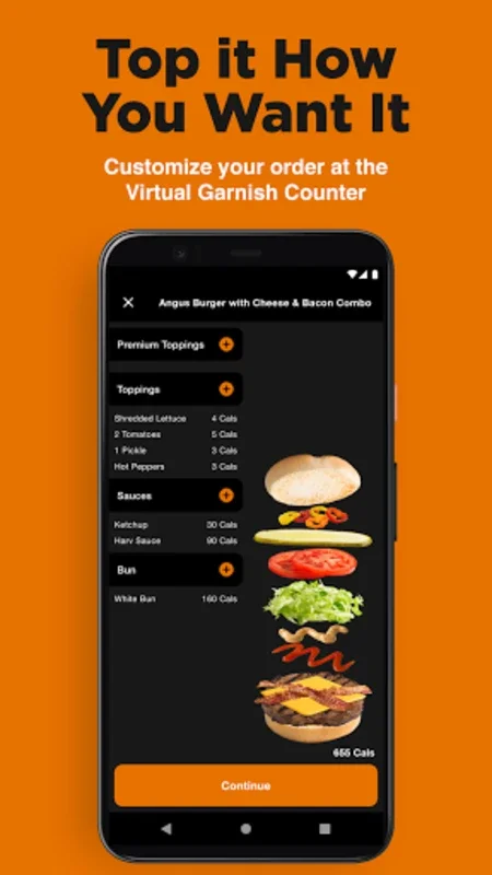 Harvey's for Android - Order Grilled Foods with Contactless Pay