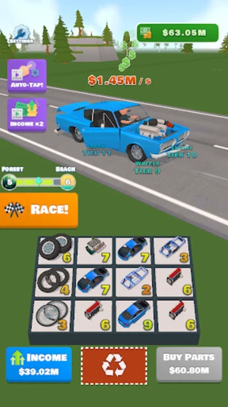 Idle Racer for Android - Race to Victory