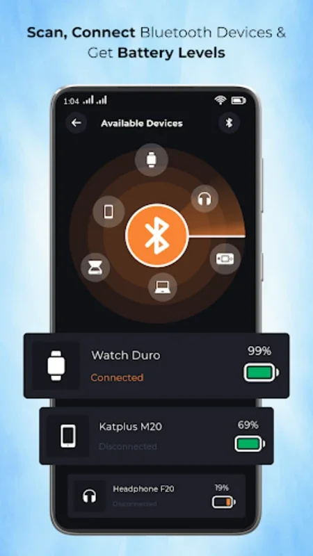 Bluetooth Device Battery Level for Android - Battery Monitoring Made Easy