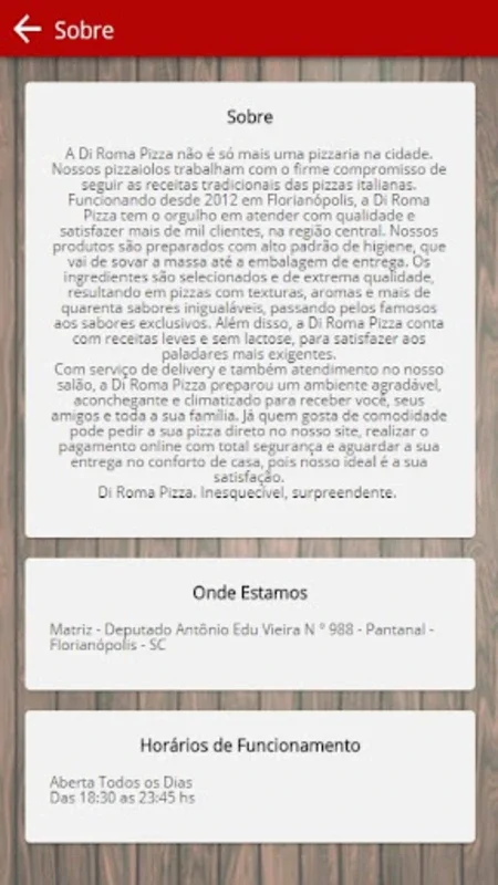 Di Roma Pizza for Android - Seamless Pizza Ordering