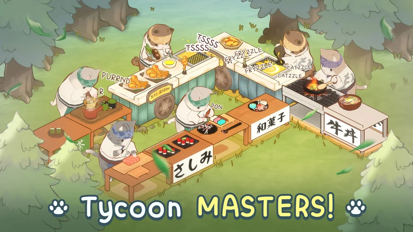 Cat Garden - Food Party Tycoon for Android: Delicious Fun