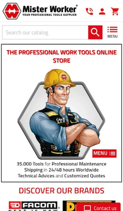 Mr. Worker® for Android: Premier Tool Marketplace