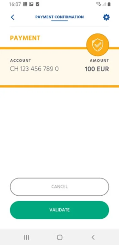 CrontoSign Swiss for Android: Secure E-Banking Verification