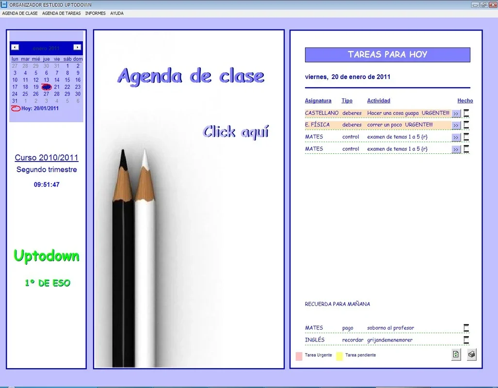 Organizador de Estudios Escolares for Windows - Streamline Your Studies