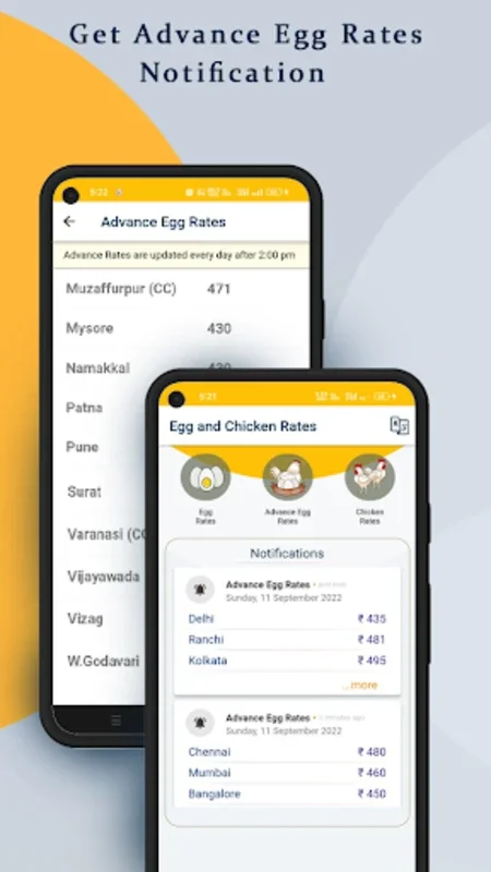 Egg and Chicken Rates for Android - Stay Updated on Market Prices