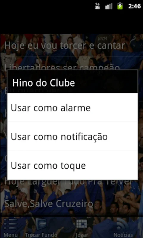 Músicas da Torcida Cruzeiro for Android - Immerse in Football Chants