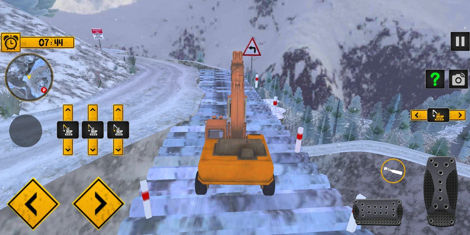 Offroad Snow Excavator Simulator for Android: Realistic Gaming