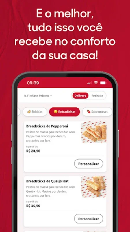 Pizza Hut Brasil for Android - Great Deals and Easy Ordering