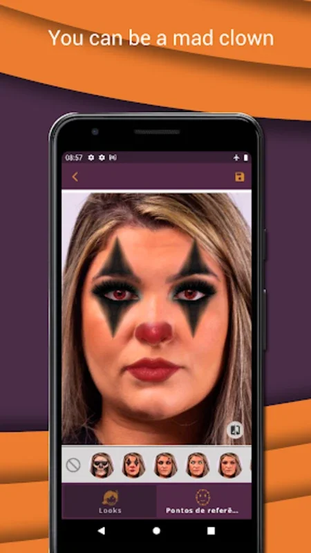 Halloween Makeup for Android - Unlock Spooky Looks