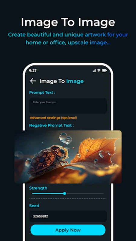 AI Generated Art for Android - Transform Text to Images