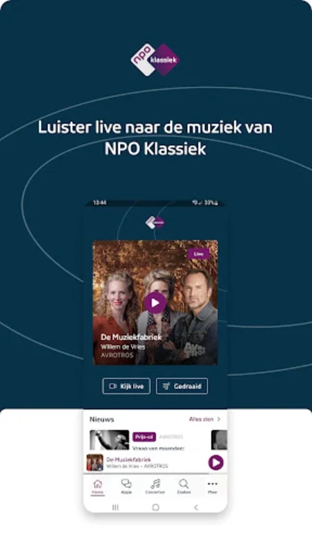 NPO Klassiek for Android - Immerse in Classical Music