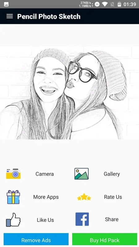 Pencil Photo Sketch for Android - Create Beautiful Pencil Drawings