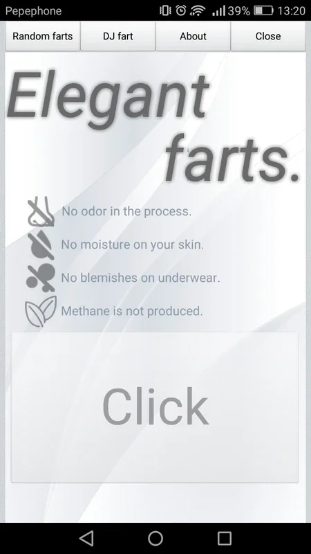 Elegant Farts for Android - Vast Fart Sound Collection