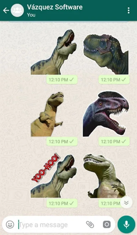 WASticker Dinosaurs for Android - Enhance WhatsApp Chats