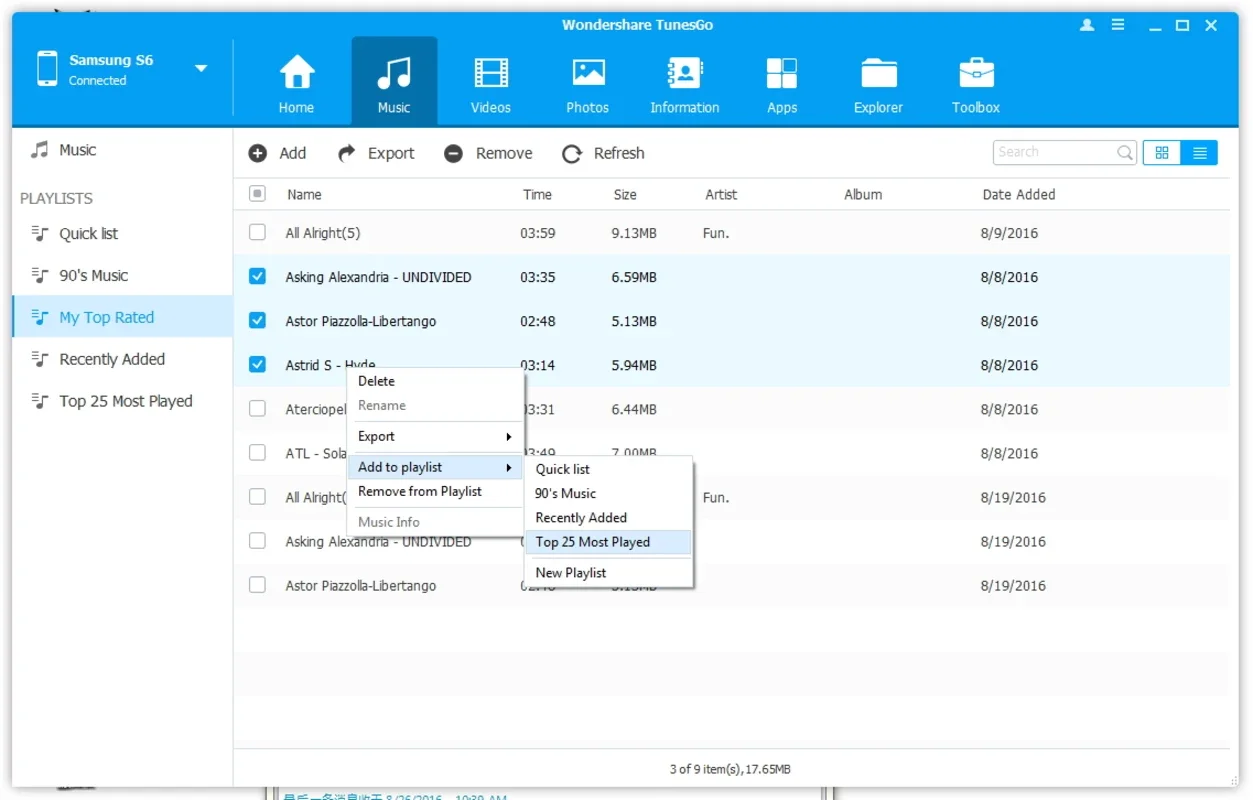 TunesGo for Windows: Enhanced Apple Device File Management