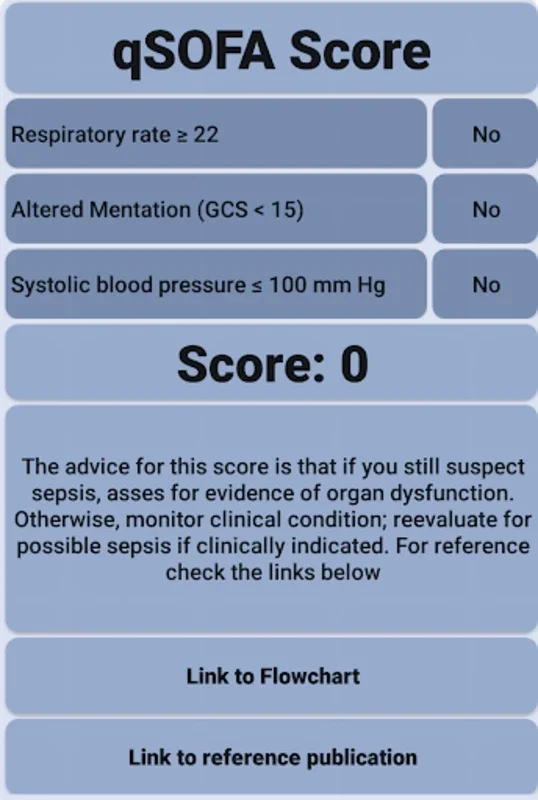 qSOFA Score Calculator for Android: Efficient Sepsis Risk Assessment