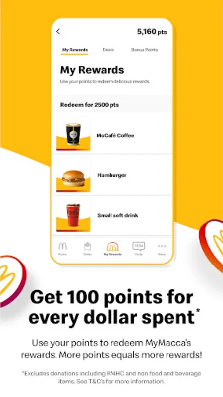 Mymacca's Ordering & Offers for Android - No Downloading Needed