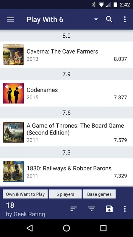 BoardGameGeek for Android - Manage Your Board Game Collection