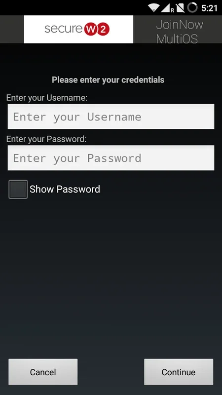 JoinNow MultiOS for Android - Secure Network Access