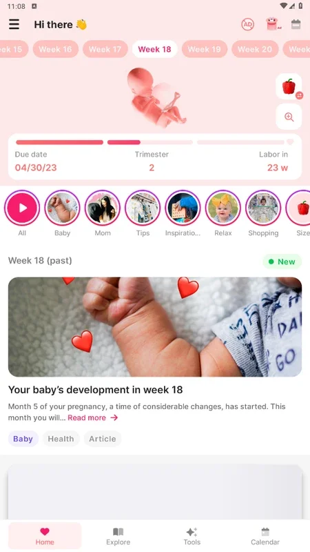 Pregnancy tracker week by week for Android - Manage Pregnancy Easily