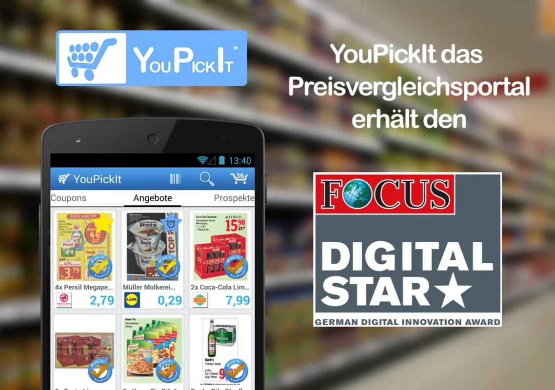 YouPickIt for Android - Optimize Shopping Savings