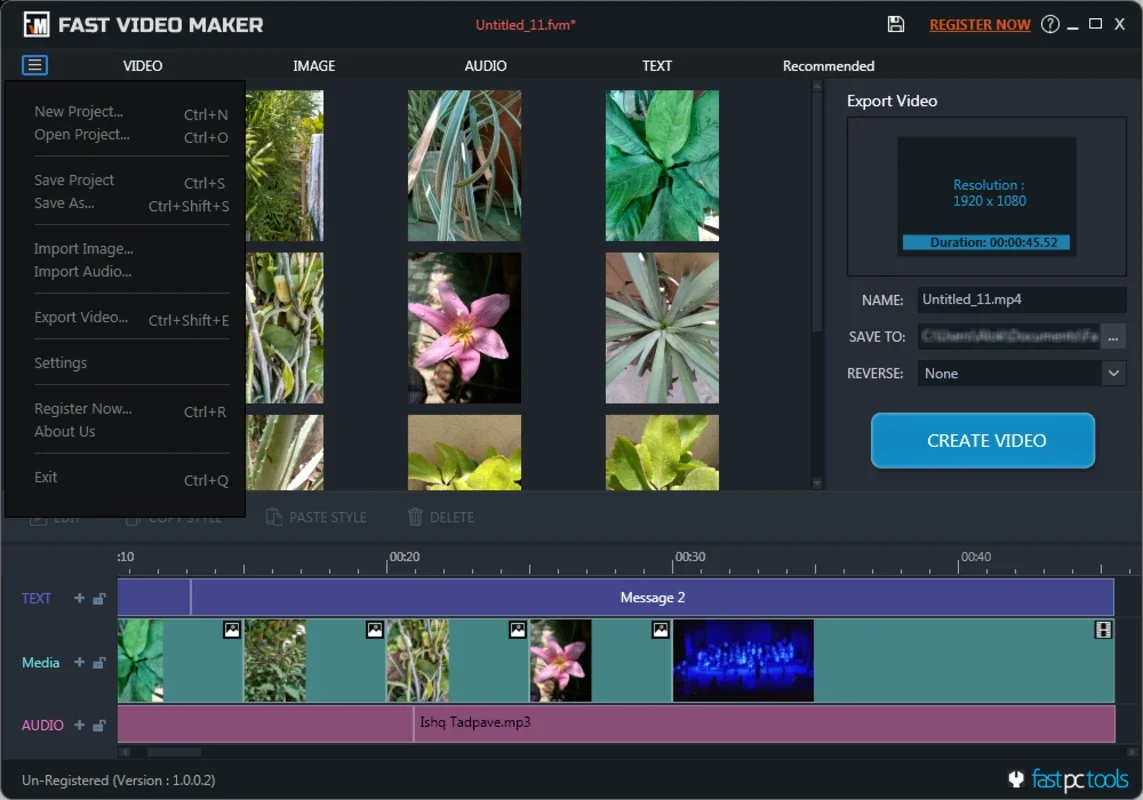 Fast Video Maker for Windows - Create Stunning Videos