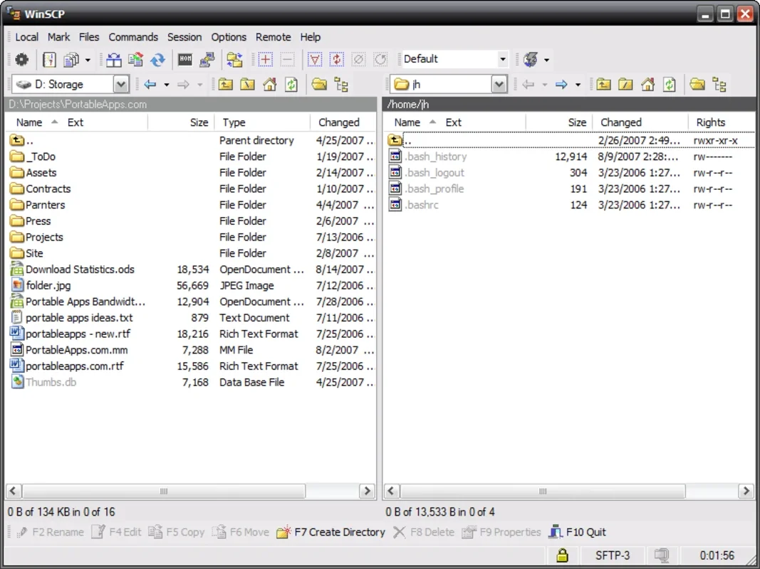 WinSCP Portable for Windows - Secure File Transfer Tool