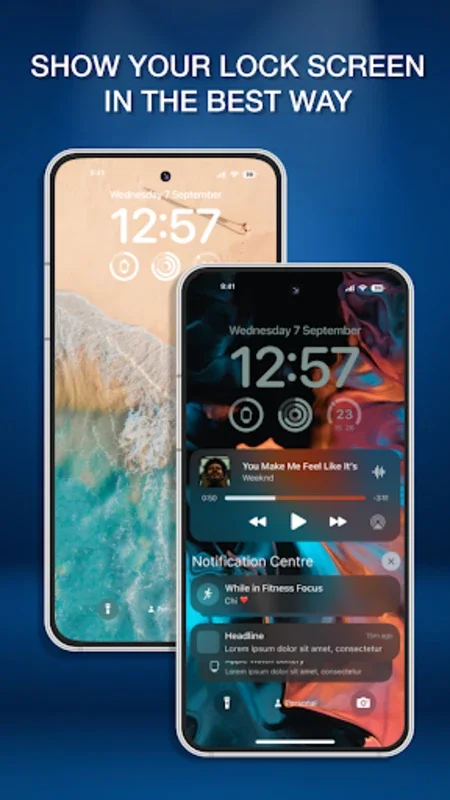 Lock Screen iOS 16 for Android - Aesthetic and Functional