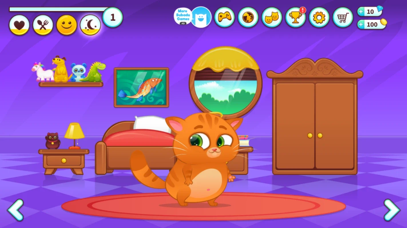 Bubbu for Android - Care for Your Virtual Cat