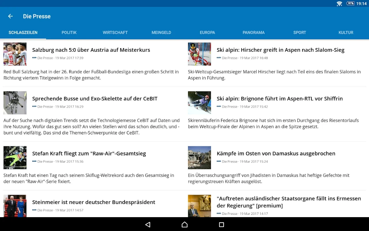 Austria News for Android - Aggregating Austrian News