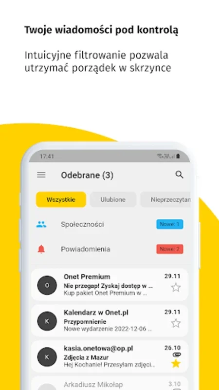 Onet Poczta for Android - Manage Emails Effortlessly