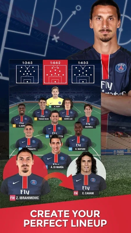 PSG Fantasy Manager 2015 for Android - Manage Your Football Dream Team