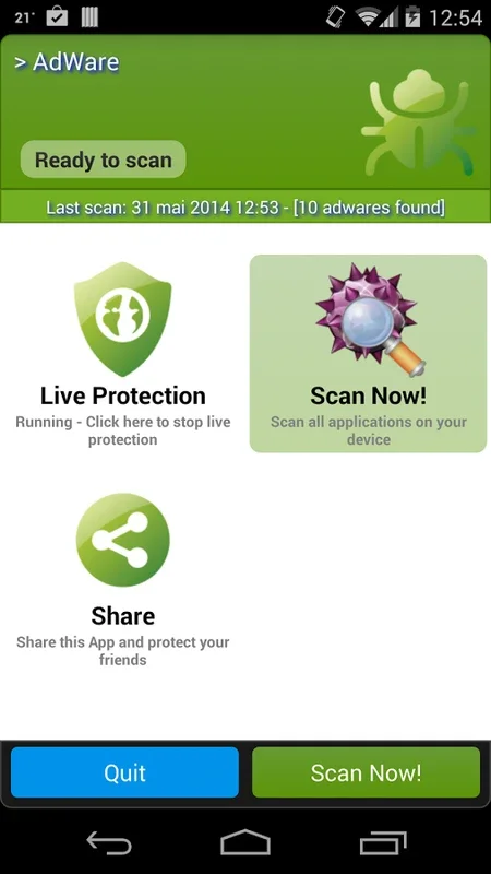 Keerby Adaware for Android - Secure Your Device