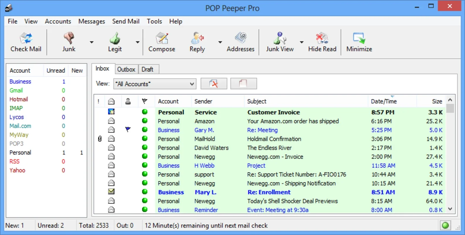 POP Peeper for Windows: Efficient Mail Alert System