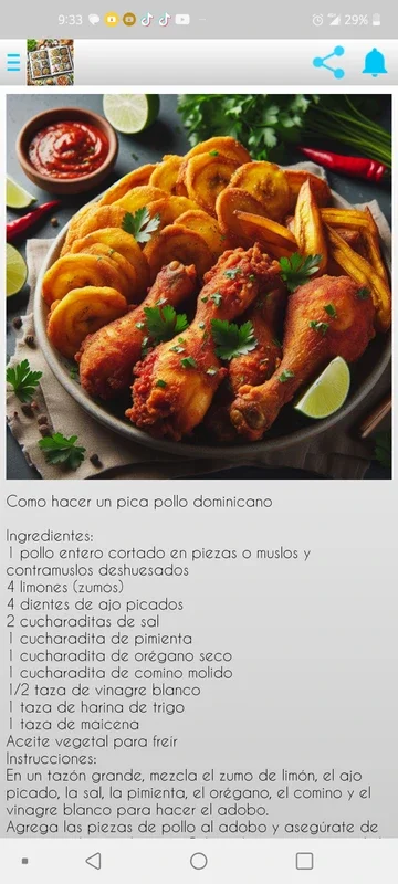 Recetas de comidas dominicanas for Android: Diverse Culinary Delights