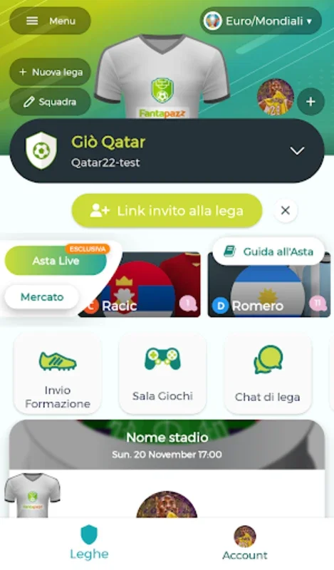 Fantapazz - FantaEuro for Android: Manage Fantasy Leagues