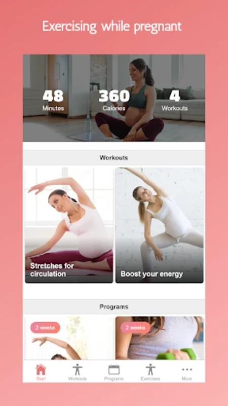 Pregnancy Workout Program for Android: Safe Trimester Workouts