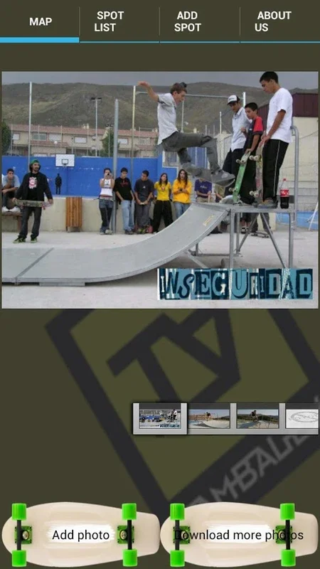 Tambalea Skate Spots for Android - Find and Share Spots